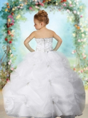2014 Sweet Sweetheart Little Girl Pageant Dresses with Beading