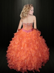 Elegant Halter Beading Black Little Gril Pageant Dresses for 2014