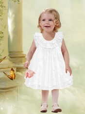 2014 Amazing A-Line Scoop Knee-length Flower Girl Dresses