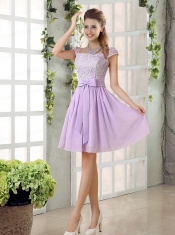 2015 Brand New Style A Line Chiffon Dama Dress