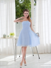 2015 Romantic One Shoulder Zipper Up Dama Dress