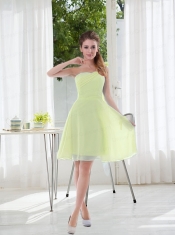 2015 Romantic One Shoulder Zipper Up Dama Dress