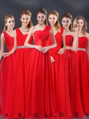 One Shoulder Empire Sequins 2015 Beautiful Dama Dresses