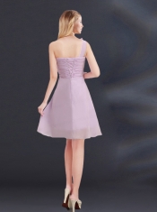 2015 Romantic Hand Made Flowers Sweetheart Dama Dress with Ruching