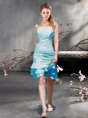 2015 Sheath Dama Dress with Asymmetric Hem