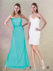 2015 Sweetheart Floor Length Exquisite Dress of Dama With Sashes