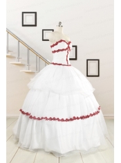 2015  Sweetheart Ball Gown Quinceanera Dresses with Appliques