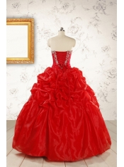 2015 Unique Sweetheart Quinceanera Dresses with Appliques