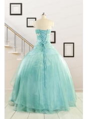 Ball Gown Sweetheart Cheap Quinceanera Dresses with Appliques