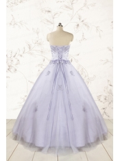 Brand New Lavender Quinceanera Dresses with Appliques and Ruffles