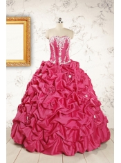 Cheap Ball Gown Sweetheart Quinceanera Dresses with Appliques