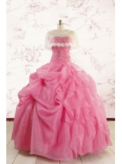 Cheap Strapless Quinceanera Dresses with Pick Ups and Wraps