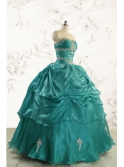 Discount Sweetheart Appliques Quinceanera Dresses for 2015