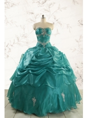 Discount Sweetheart Appliques Quinceanera Dresses for 2015