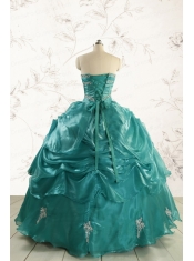 Discount Sweetheart Appliques Quinceanera Dresses for 2015