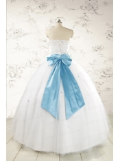 Discount White Quinceanera Dresses with Appliques