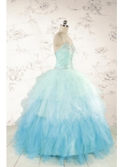 Fashionable Multi-color Quinceanera Dresses with Beading and Ruffles