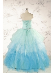 Fashionable Multi-color Quinceanera Dresses with Beading and Ruffles