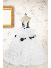 Fast Delivery Sweet 15 Dresses Hand Made Flowers for 2015