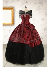 Formal Ball Gown Embroidery Quinceanera Dresses with Sweetheart