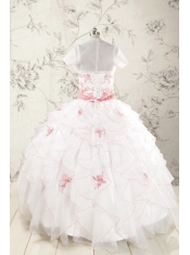 Most Popular Appliques White Quinceanera Dresses