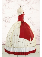 Most Popular Multi Color Quinceanera Gowns with Appliques and Bowknots