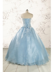New Style 2015 Strapless Sweet 15 Dresses with Beading