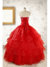 New Style Strapless Quinceanera Dresses with Appliques