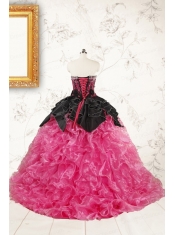 Trendy Multi Color Ball Gown Ruffled Quinceanera Dresses