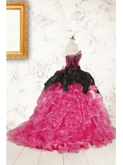 Trendy Multi Color Ball Gown Ruffled Quinceanera Dresses