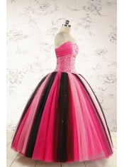 Unique Multi-color 2015 Quinceanera Dresses with Beading