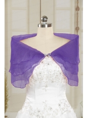 2015 New Style Beading Lavender Shawls for Party