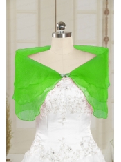 2015 New Style Beading Spring Green Shawls