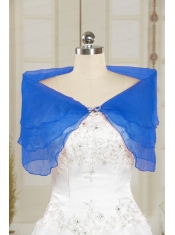 2015 Organza Beading Shawls in Yellow Green