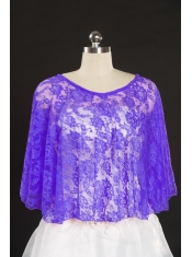 2015 Popular Pink Beading Wraps with Lace