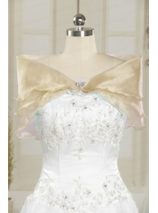 Formal Organza Watermelon Shawls with Beading