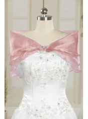 Popular Beading Pink Summer Shawls for Wedding