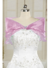 Popular Beading Pink Summer Shawls for Wedding