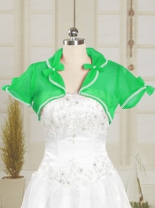 Yellow Cheap Wedding Party Shawls with Beading