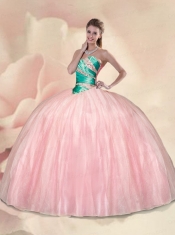 2015 New Style Beading and Ruffles Multi color Quinceanera Dress