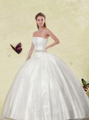 Ball Gown White Sweet Sixteen Detachable Dresses for 2015