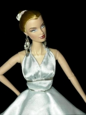 Perfect Party Dress To Barbie Doll Dress With Beading and Light Blue