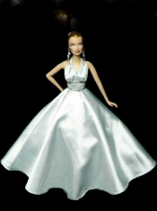 Perfect Party Dress To Barbie Doll Dress With Beading and Light Blue