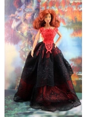 Exquisite Handmade Barbie Party Dress For Barbie Doll