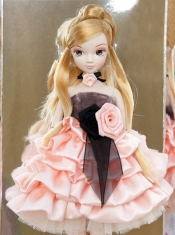Elegant Party with Pink Taffeta Made to Fit the Barbie Doll