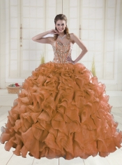 Fashionable Ball Gown Brush Train Quinceanera Dresses with Sweetheart