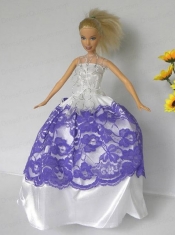 Free Shippment Barbie Doll Wedding Clothes Party Dresses Gown