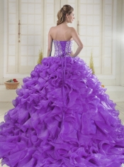 Hot Sale Sweetheart Beading 2015 Quinceanera Dresses in Sweet 16