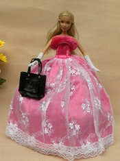 New Arrival Party Clothes Dress for Barbie Doll Girl's Gift Free Shipping