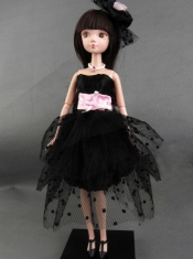 New Beautiful Black Party Dress for Tulle Noble Barbie